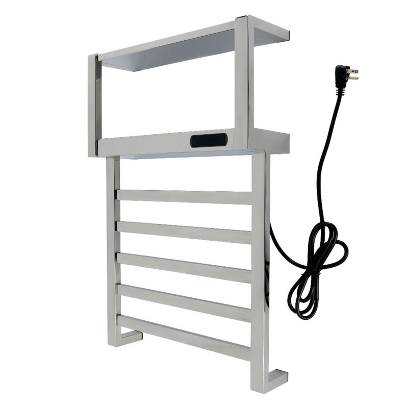 Kingston Brass Markus Wall Mount Plug-In Towel Warmer, Polished Chrome