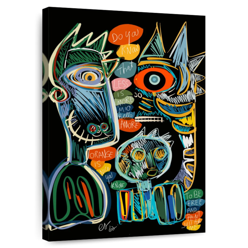 Kelan Less Is More Amore Mio, H 45 po x l 30 po