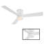 Ventilateur de plafond encastré à 3 pales de 52 po d'intérieur / extérieur San Francisco avec télécommande et éclairage à DEL à intensité variable inclus-66203409