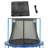 Machrus Upper Bounce Replacement Trampoline Net Fits 8ft Round Trampoline using 2 Arches