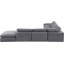 Canapé modulaire en velours 160 po conforme à la norme CAL117-88388173