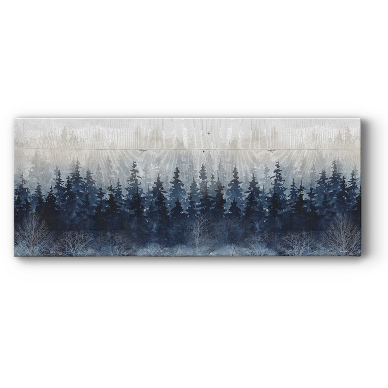" Misty Indigo Forest ", 20" H x 50" W x 1.5" D