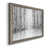 Toile avec cadre gris