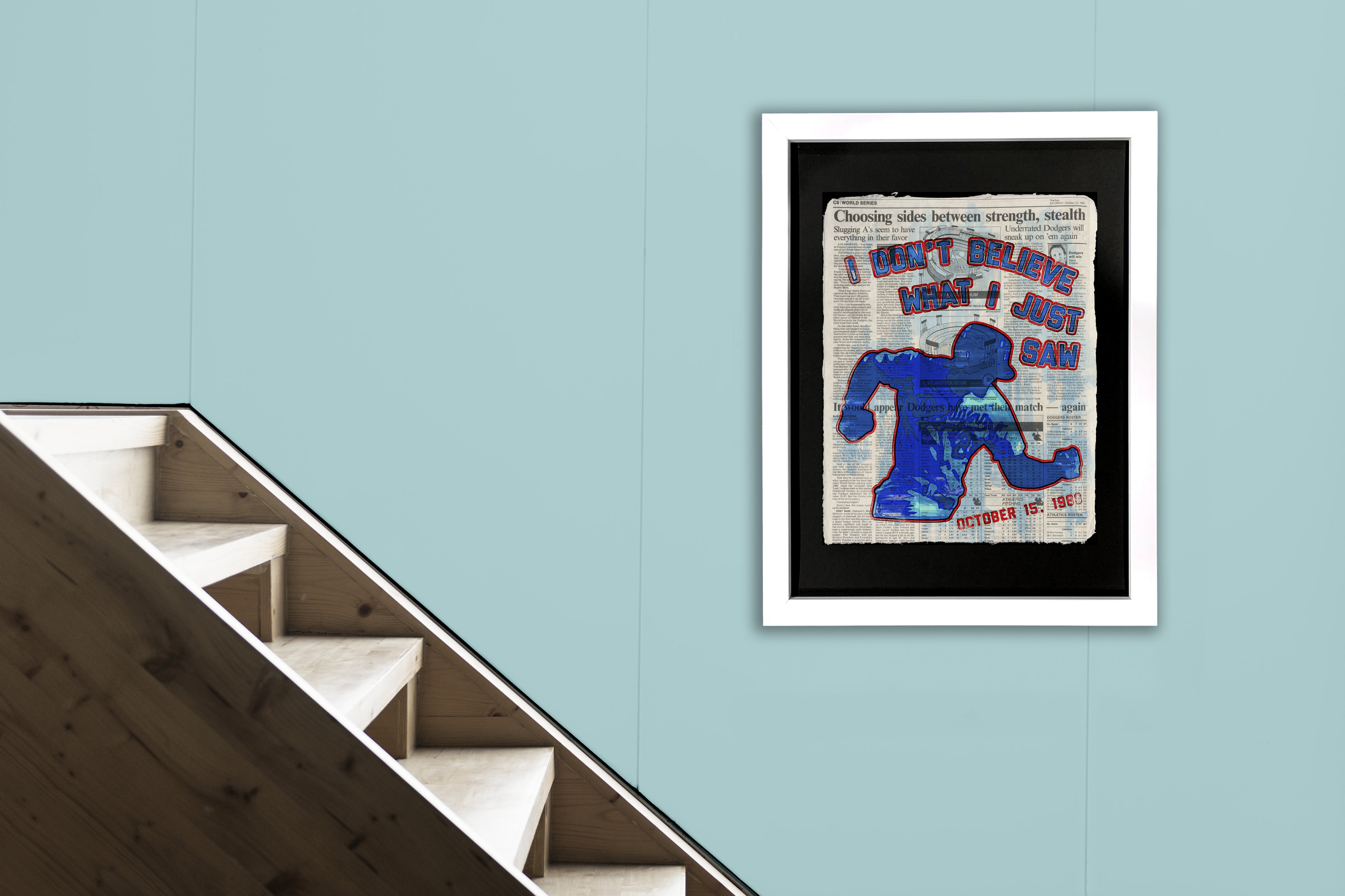 Los angeles dodgers Skull | Art Board Print