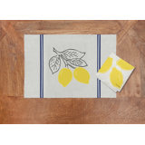 Lemon Stripe Placemat Set of 6