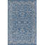 Tapis d'intérieur / extérieur bleu marine / gris à tissage texturé Hagerman-963989877