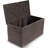 Barton 120-Gallon Outdoor Deck Box with Lockable Lid and Weather-Resistant Plastic Frame