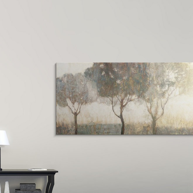 Anjely «Dawn», reproduction d'art, H 23 po x l 38 po x P 1 po, Cadre blanc