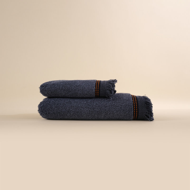 Drap de bain 100% coton Cainaan, Anthracite