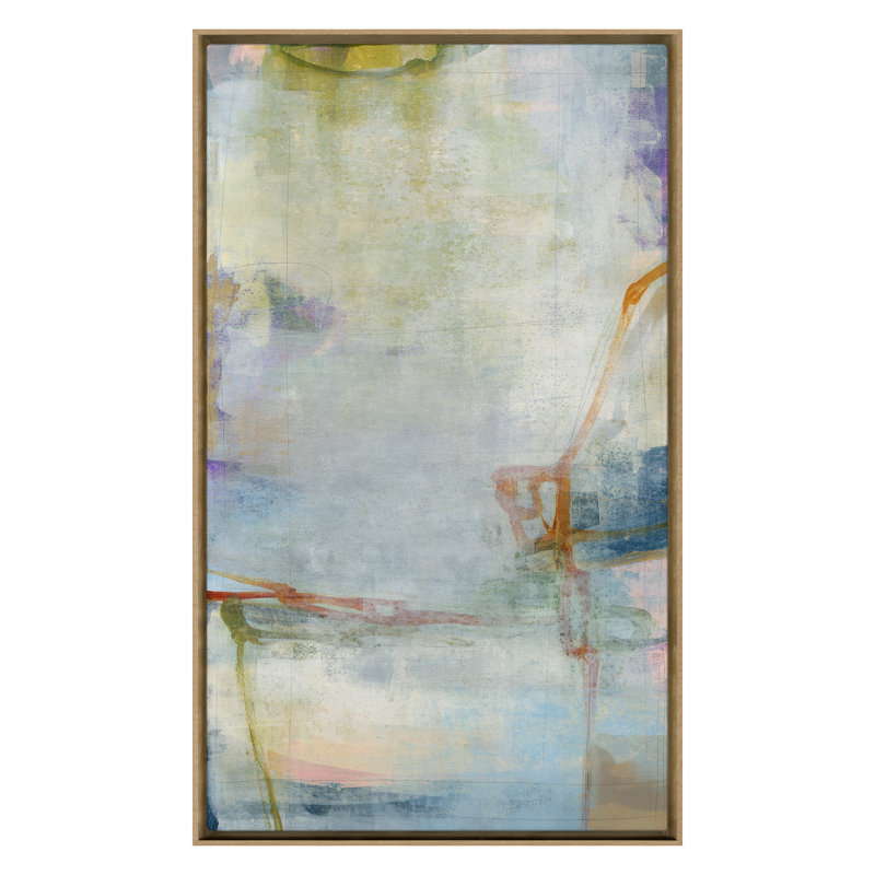 White Bluffs 4 Print by Maeve Harris, Oak Floater Framed, 40" H x 24" W x 2" D