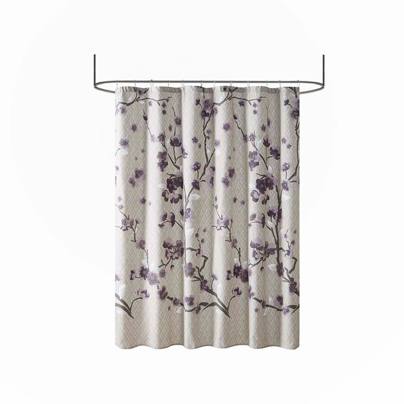 Rideau de douche en coton
