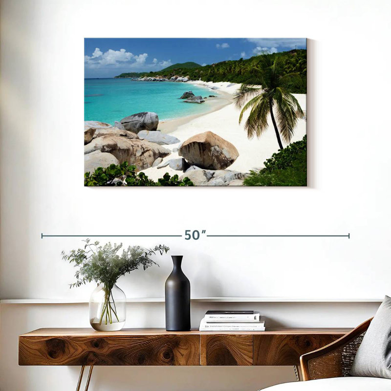 Paysage marin Gillard, H 24 po x l 36 po