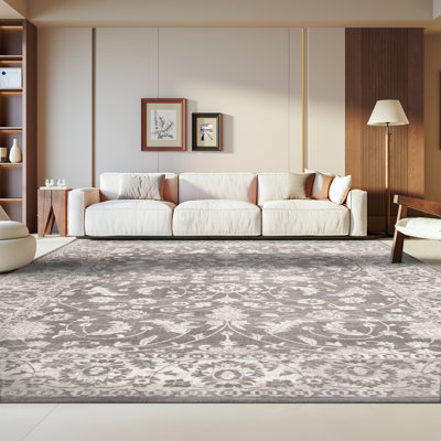 Tapis oriental crème / gris Llana