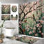 4 pièces de rideau de douche Blooming Cherry Blossom & Bird