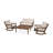 Vineyard 4-Piece Deep Seating Rocking Chair Set-126619427-126619428