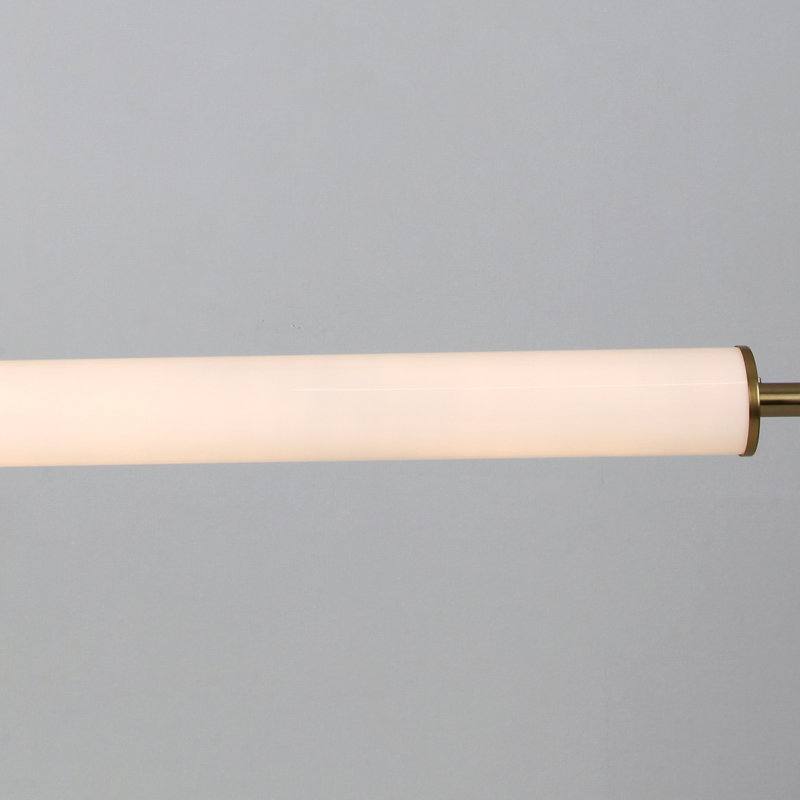 Lustre linéaire à DEL avec lumière et lumière blanche chaude