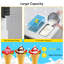 Machine à crème glacée commerciale commerciale, 3 saveurs, doubles trémies de 7 L, sortie de 5,8 à 8 gal / h, panneau tactile à DEL, nettoyage automatique et pré-refroidissement
