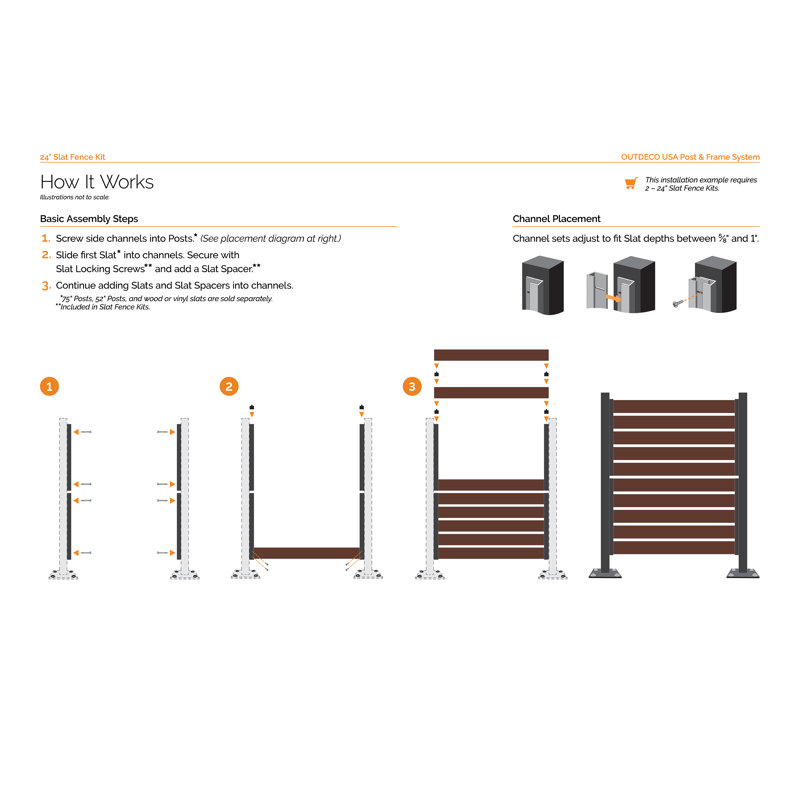 24 in. Galvanized Steel Decorative Screen Panel