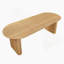 Table de salle à manger ronde haut, 150/190 / 230x90x75cm, table en bois de chêne aggloméré-1889391792