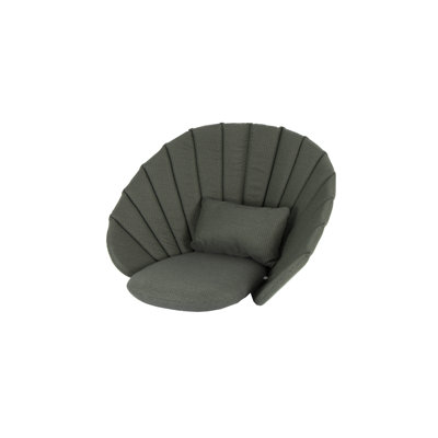Dark Green Lounge Chair Cushion Set