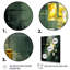 «Sudden Serenity Abstract Retro Emerald And Gold», reproduction d'art sur toile-1315230888-1315230881