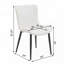Chaises de salle à manger rembourrées en similicuir-727199558