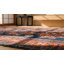 Tapis tribal antique de race blanche Lesghi