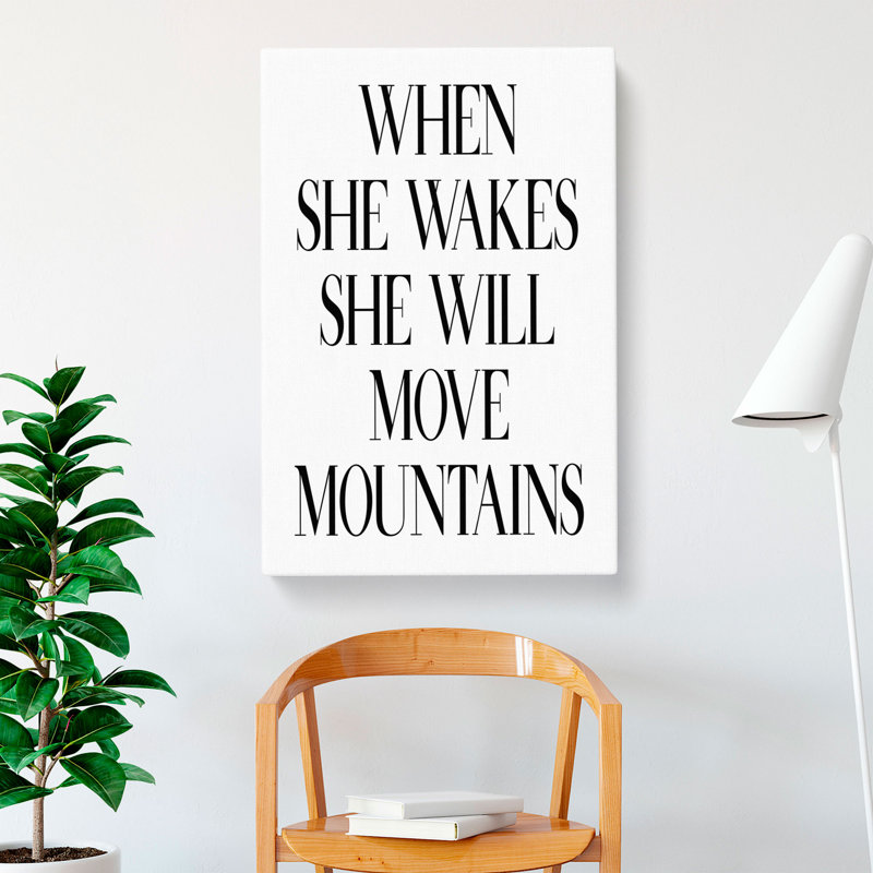 When She Wakes - Wrapped Canvas Print, 76cm H x 50cm W x 3cm D