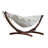 Vivere Holyoke Double Hammock with Solid Pine Arc Stand- Available in Sunbrella or Cotton-236547450-236547383