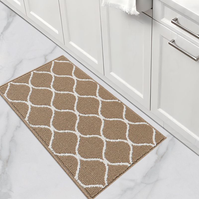 Non-Slip Kitchen Mat, Super Absorbent & Stain Resistant Washable Floor Rug for Kitchen, Laundry, Sink, null, null