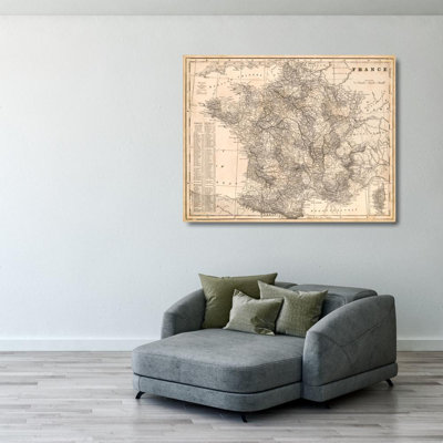 Carte antique de la France