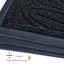 Personalizable Non-Slip Floral Outdoor Doormat-1542970938-1542970939