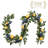 6.1FT Spring Artificial Lemon Garland with Lights - Faux Fruit Vine