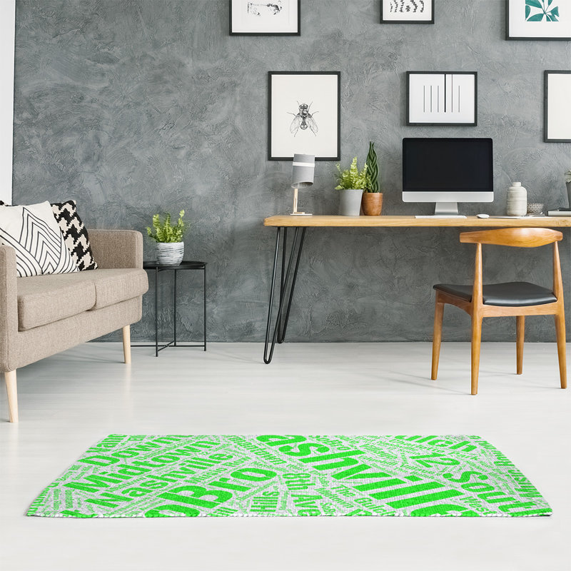 Chenille Indoor Rug, Rectangle 5' x 7'