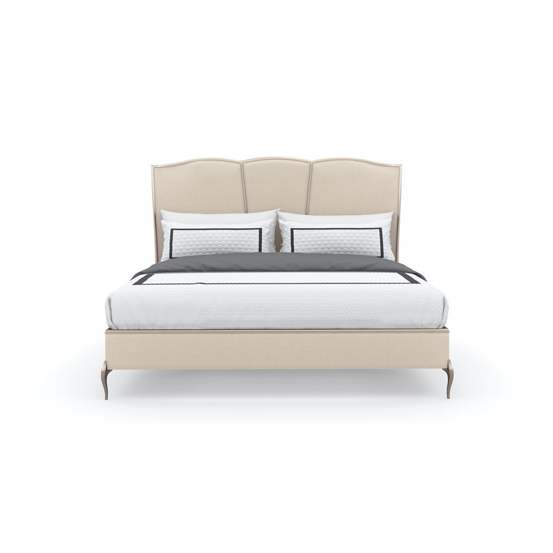 Upholstered Platform Bed, King