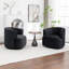 Fauteuil demi-tonneau pivotant rembourré Tybias-614981171