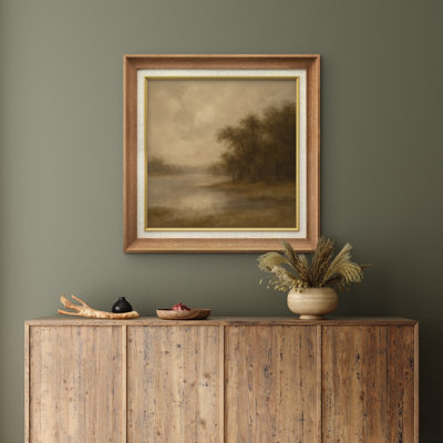 Premium Framed Wall Art - Vintage Landscape Print for Bedroom Decor - 26"x36"