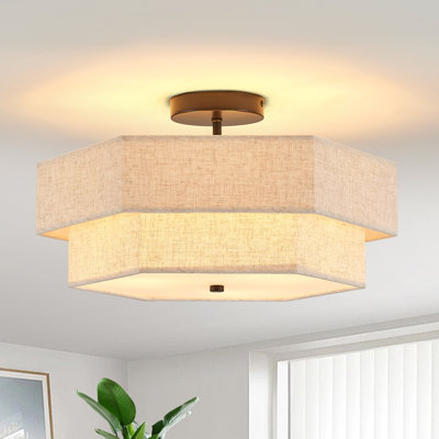 Plafonnier semi-encastré Modern