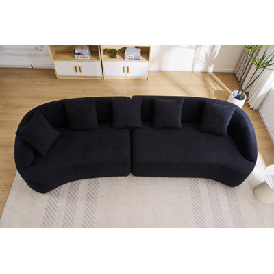 Curved Sectional Sofa For Living Spaces