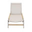 Fauteuil inclinable d'extérieur - Structure, siège respirant, rouille, chaise longue confortable avec structure en aluminium, filet ergonomique