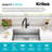KRAUS Standart PRO™ Undermount 16 Gauge Stainless Steel Kitchen Sink-88929016