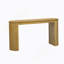 Curved Design Console Table With Unique Vertical Stripe Design ,Suitable-1588462398