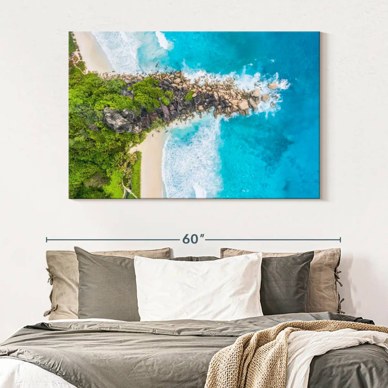 Gillard La Digue Seychelles, H 34 po x l 51 po