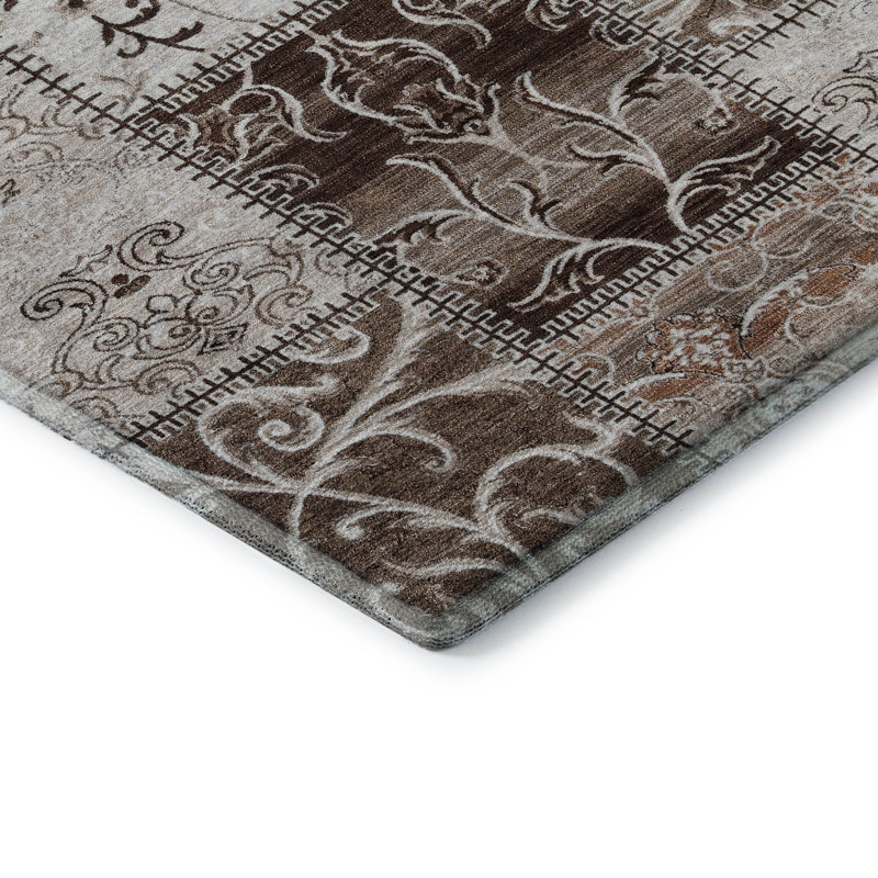 Premium Machine Washable Cerrito AMF566 1'8" x 2'6" Rug, Rectangle 3' x 5'