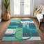 Tapis rectangulaire Aleh avec envers antidérapant-43605596