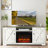 Henrik Farmhouse TV Stand with Electric Fireplace-123475123