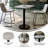 Carrus Rectangular Laminate Dining Table Top with Round Base-1464009488-1344118764