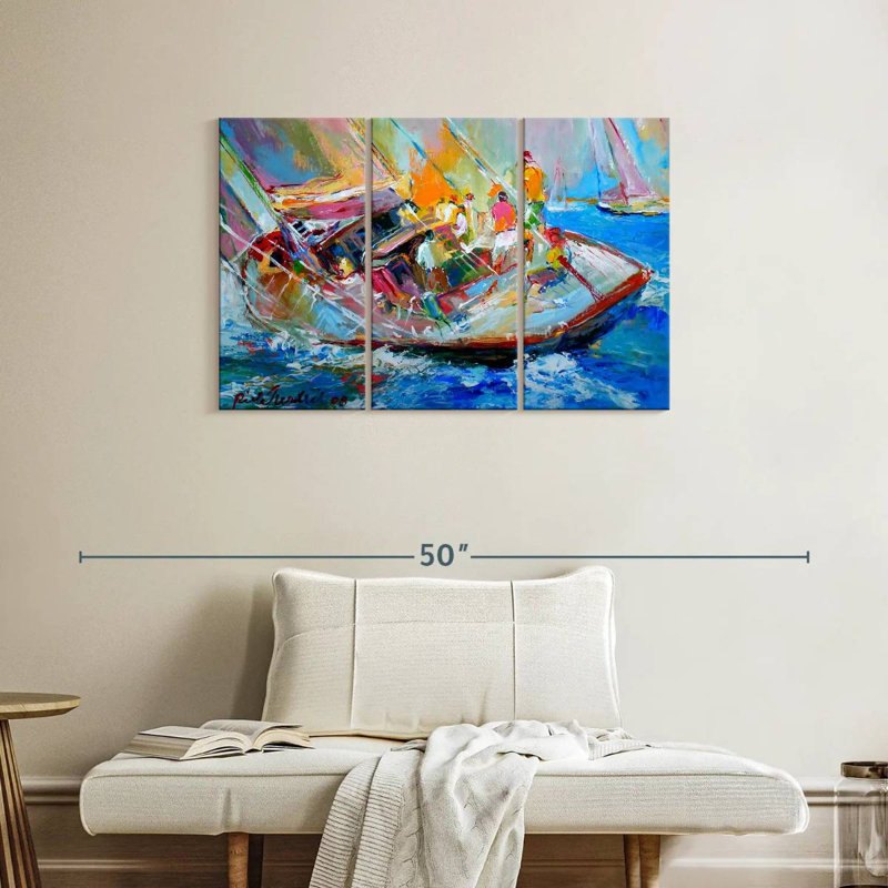 Mehar Sail, 24" H x 38" W