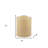 Ivory Flameless Pillar Candle-130703841