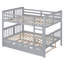 Lit superposé double au dessus d'un lit double avec lit gigogne simple et échelle gris (ancien SKU: LT000204AAE-1)-1032477561